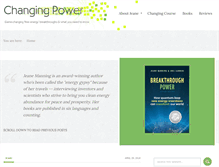 Tablet Screenshot of changingpower.net